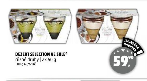 DEZERT SELECTION VE SKLE