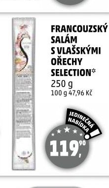 FRANCOUZSKÝ SALÁM S VLAŠSKÝMI OŘECHY SELECTION