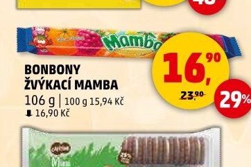 Bonbony žvýkací Mamba