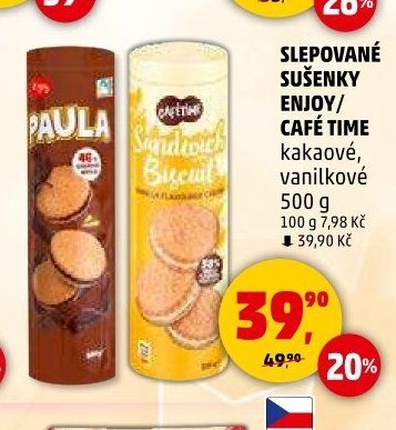 Slepované sušenky Enjoy / Café Time