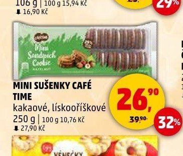 Mini sušenky Café Time
