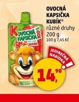 Ovocná kapsička Kubík