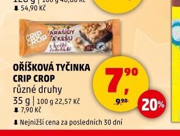 Oříšková tyčinka Crip Crop