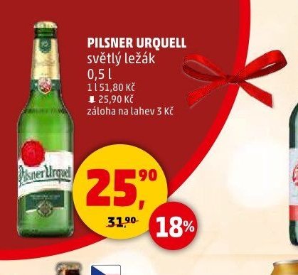 Pilsner Urquell světlý ležák 0,5 l