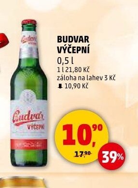 Budvar výčepní 0,5 l