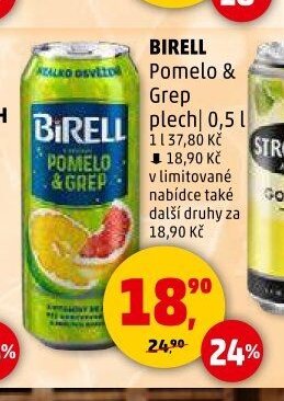 Birell Pomelo & Grep plech 0,5 l