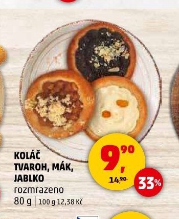 KOLÁČ TVAROH, MÁK, JABLKO