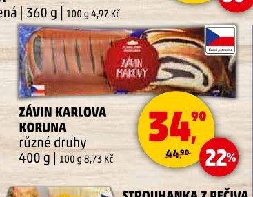 ZÁVIN KARLOVA KORUNA