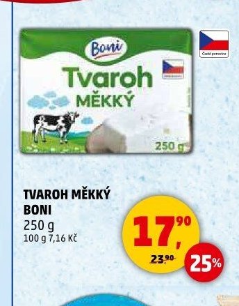 Tvaroh měkký Boni
