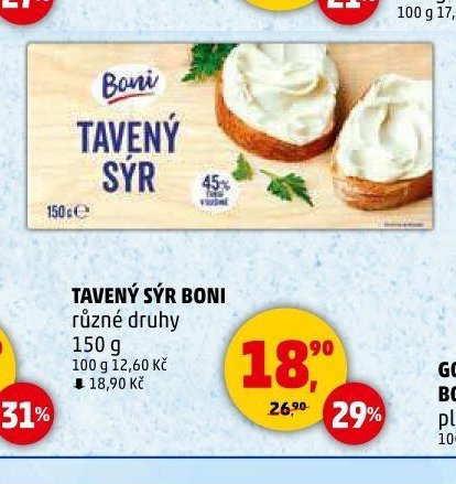 Tavený sýr Boni