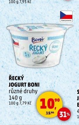 ŘECKÝ JOGURT BONI