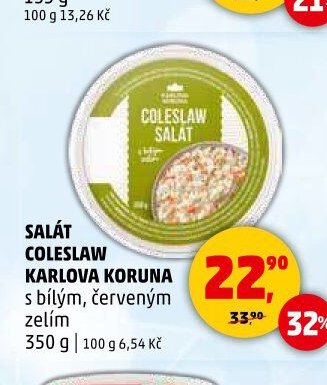 Salát Coleslaw Karlova Koruna