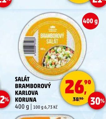 Salát bramborový Karlova Koruna