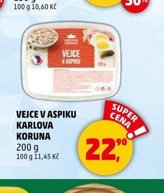Vejce v aspiku Karlova Koruna