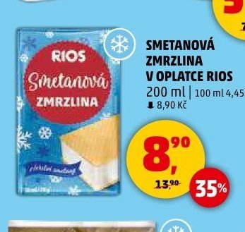 SMETANOVÁ ZMRZLINA V OPLATCE RIOS