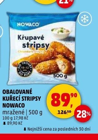 OBALOVANÉ KUŘECÍ STRIPSY NOWACO