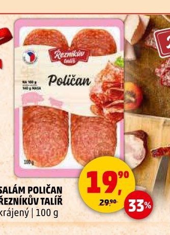 SALÁM POLIČAN ŘEZNÍKŮV TALÍŘ