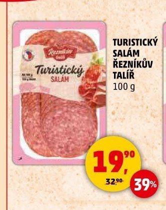 TURISTICKÝ SALÁM ŘEZNÍKŮV TALÍŘ
