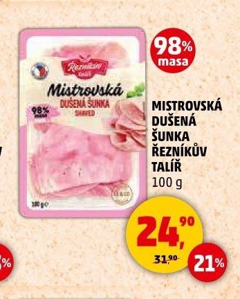 MISTROVSKÁ DUŠENÁ ŠUNKA ŘEZNÍKŮV TALÍŘ