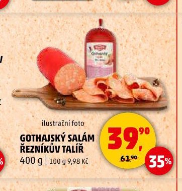 Gothajský salám Řezníkův talíř