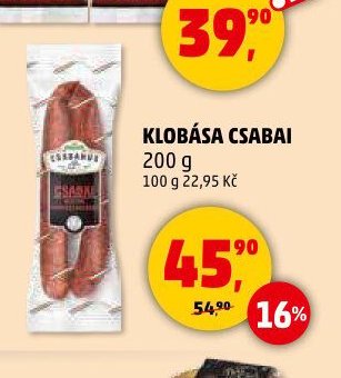 Klobása Csabai