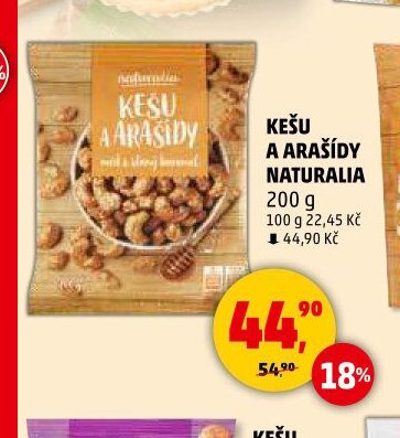 KEŠU A ARAŠÍDY NATURALIA