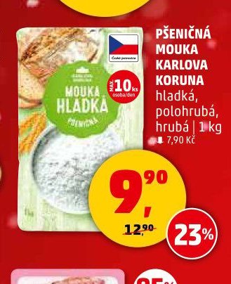 PŠENIČNÁ MOUKA KARLOVA KORUNA 1 kg