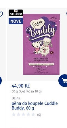 DEins pěna do koupele Cuddle Buddy, 60 g