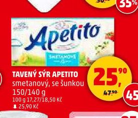 Tavený sýr Apetito