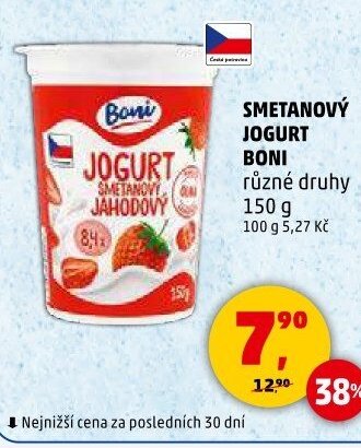 SMETANOVÝ JOGURT BONI