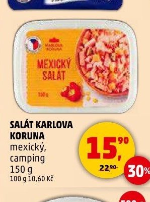 Salát Karlova Koruna mexický, camping