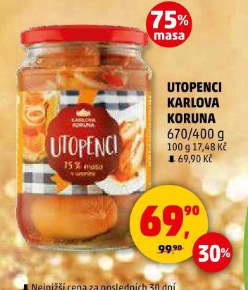 UTOPENCI KARLOVA KORUNA 670/400 g