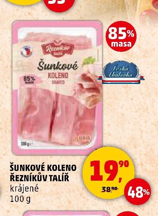 ŠUNKOVÉ KOLENO ŘEZNÍKŮV TALÍŘ