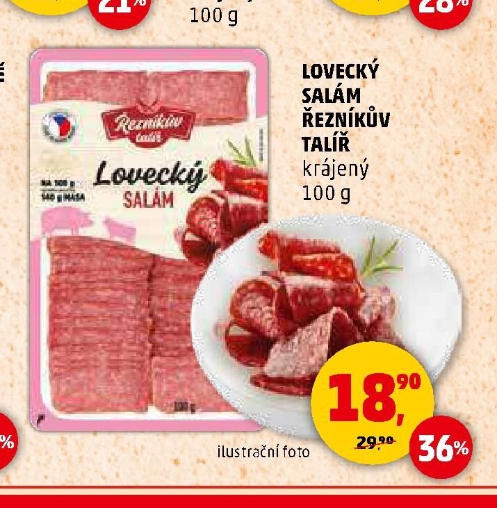 LOVECKÝ SALÁM ŘEZNÍKŮV TALÍŘ