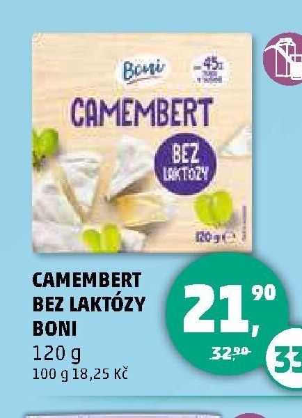 CAMEMBERT BEZ LAKTÓZY BONI