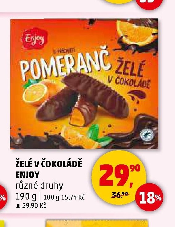 ŽELÉ V ČOKOLÁDĚ ENJOY