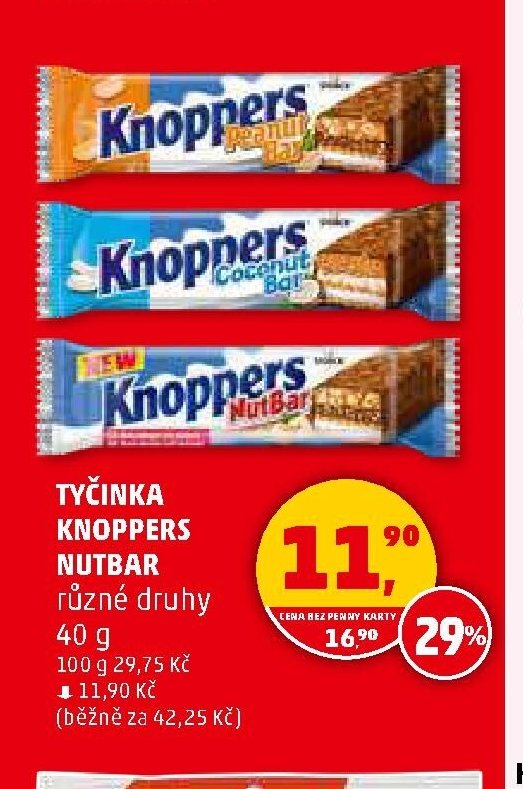 TYČINKA KNOPPERS NUTBAR