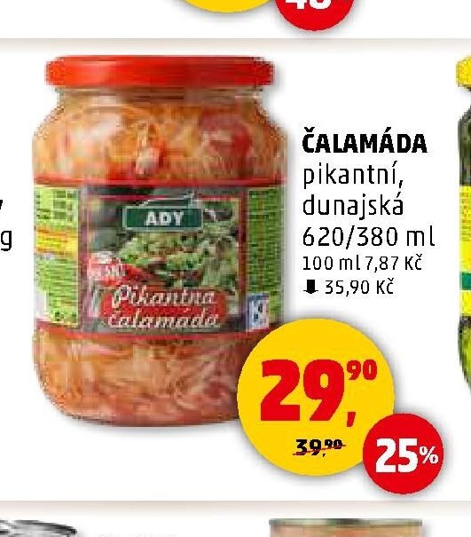 ČALAMÁDA pikantní, dunajská 620/380 ml