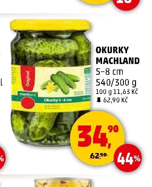 OKURKY MACHLAND 5-8 cm 540/300 g