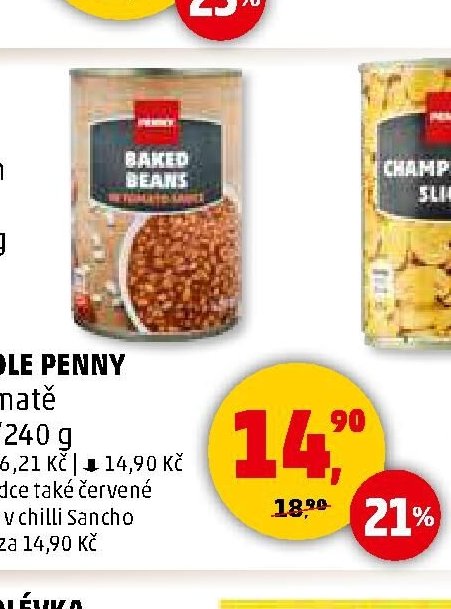 FAZOLE PENNY v tomatě 420/240 g
