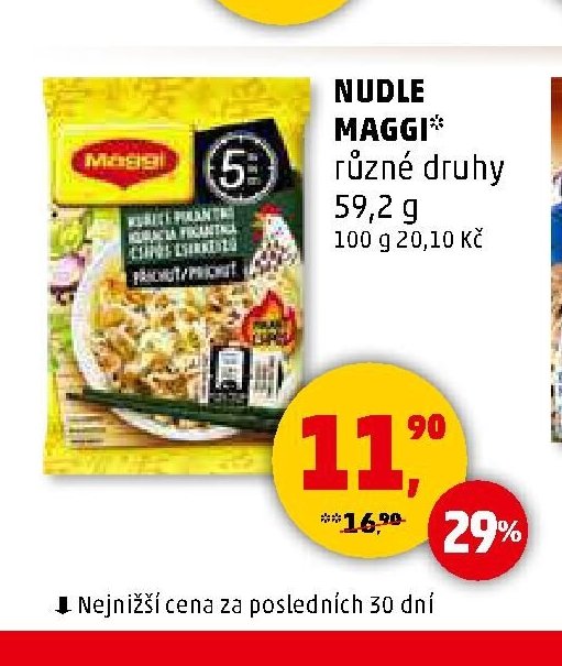 NUDLE MAGGI* různé druhy 59,2 g