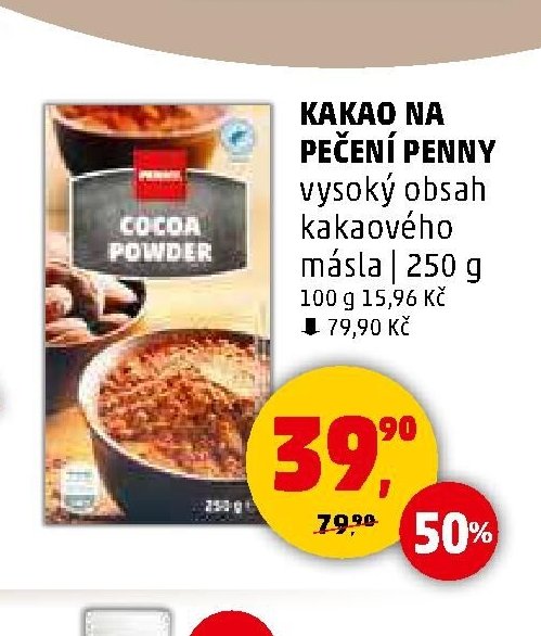 KAKAO NA PEČENÍ PENNY