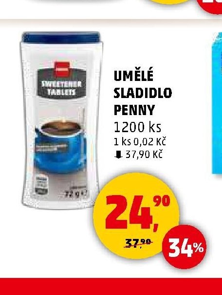 UMĚLÉ SLADIDLO PENNY