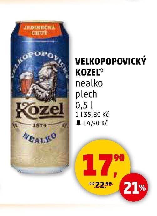 Velkopopovický Kozel Nealko