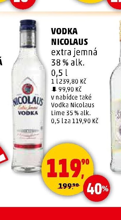 VODKA NICOLAUS extra jemná