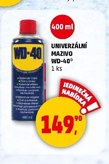 Univerzální mazivo WD-40