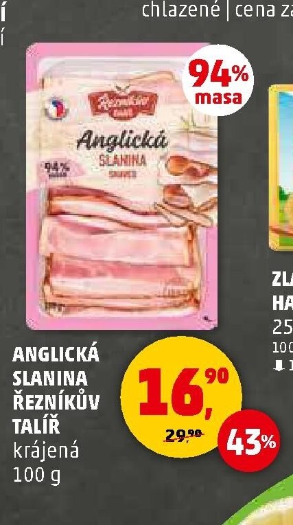 Anglická slanina Řezníkův talíř