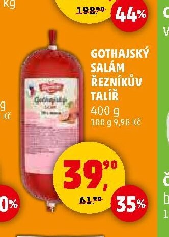 Gothajský salám Řezníkův talíř