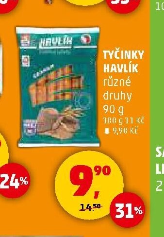 Tyčinky Havlík