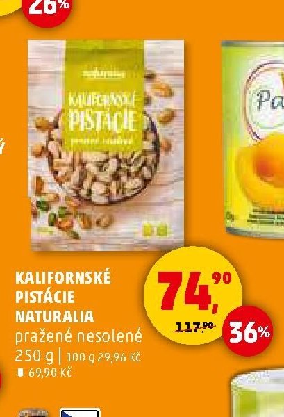 Kalifornské pistácie Naturalia